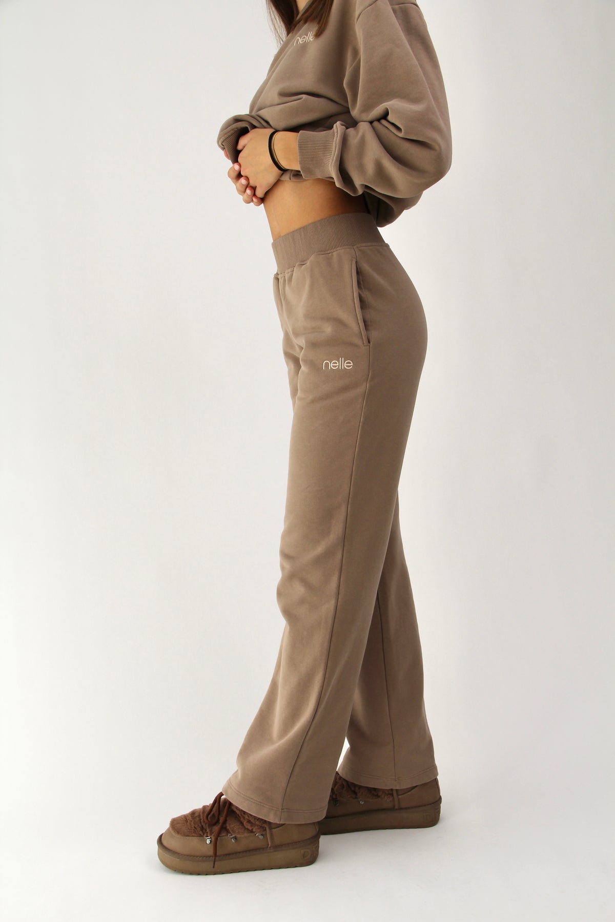 EVERYDAY STRAIGHT LEG PANTS NOUGAT