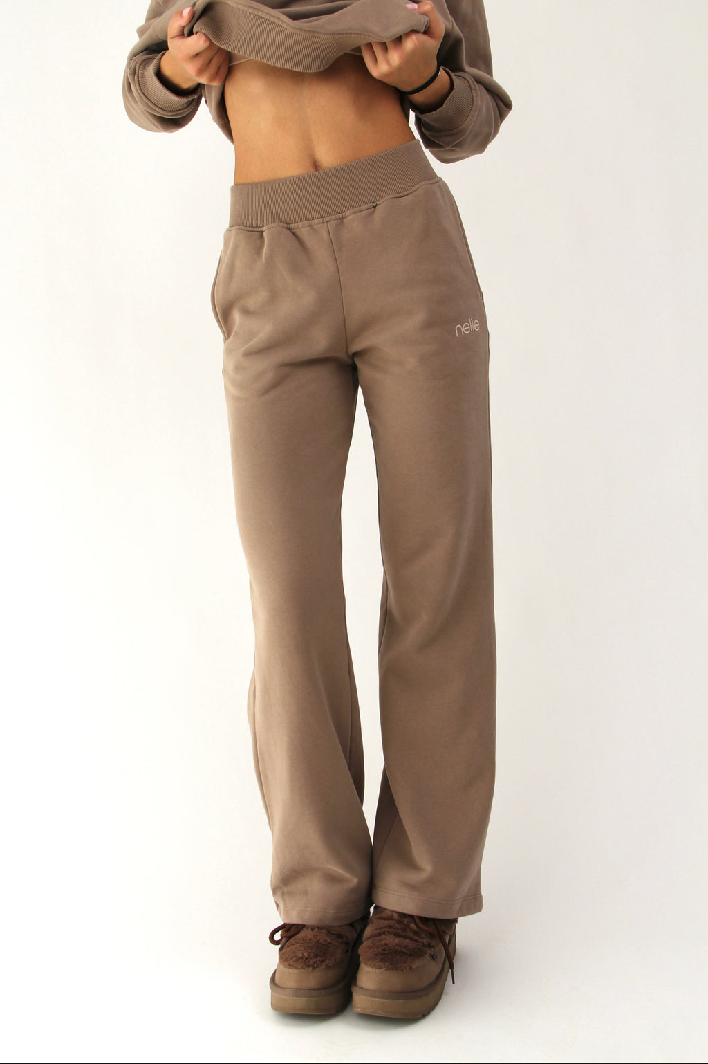 EVERYDAY STRAIGHT LEG PANTS NOUGAT