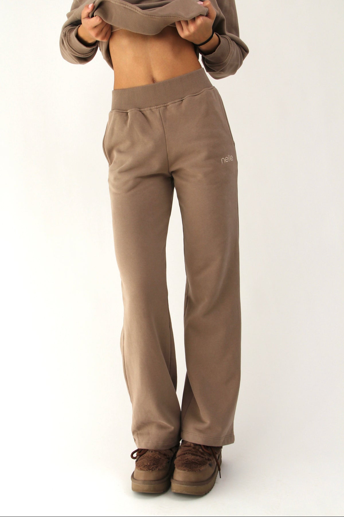 EVERYDAY STRAIGHT LEG PANTS NOUGAT