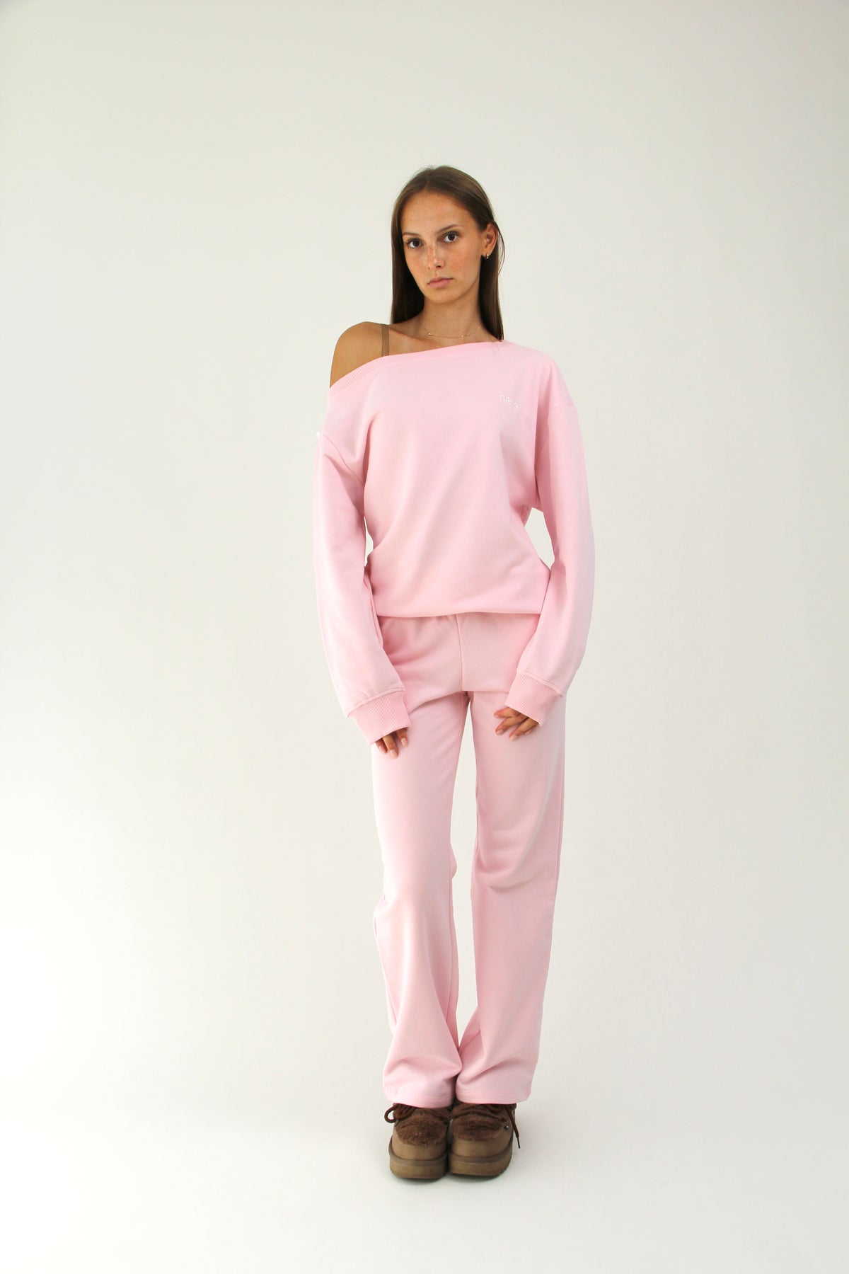 EVERYDAY OFF SHOULDER TOP FRESH PINK