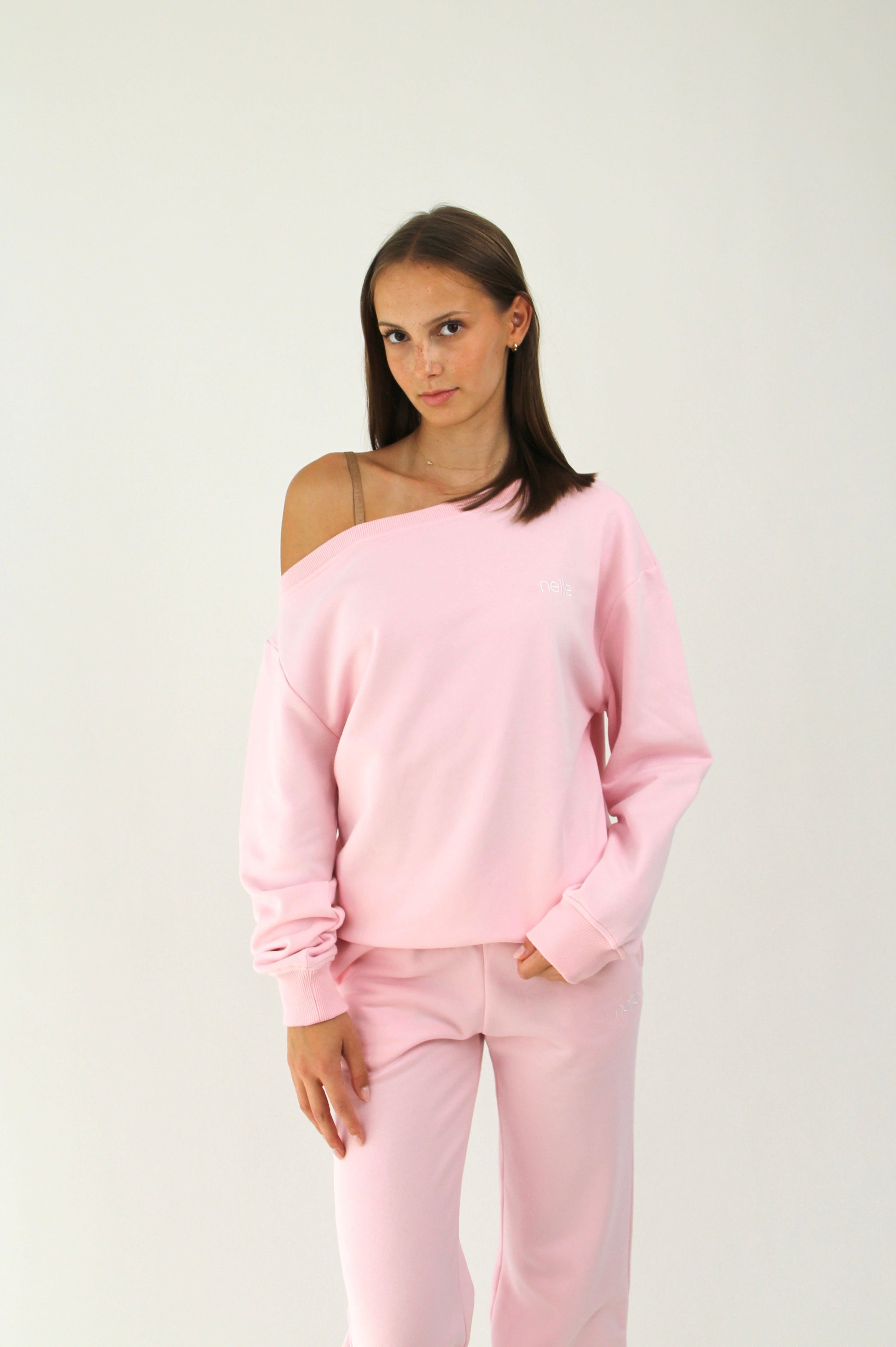EVERYDAY OFF SHOULDER TOP FRESH PINK
